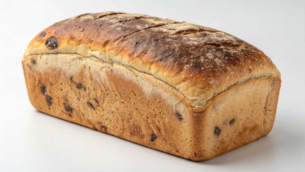 Freshly baked garbage bread recipe with melted cheese and savory fillings