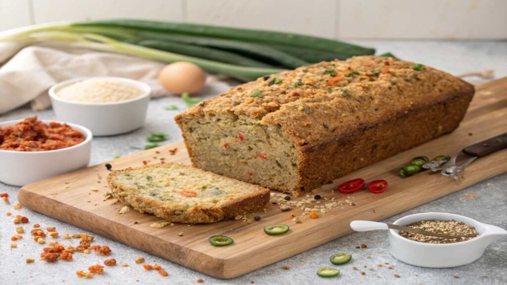 Golden and crispy garbage bread recipe sliced and ready to serve