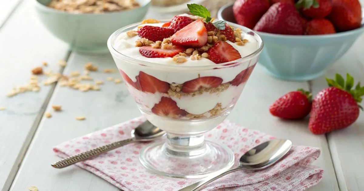 fresas con crema recipe