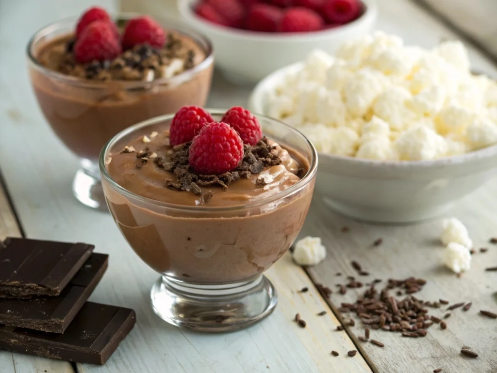 creamy chocolate mousse