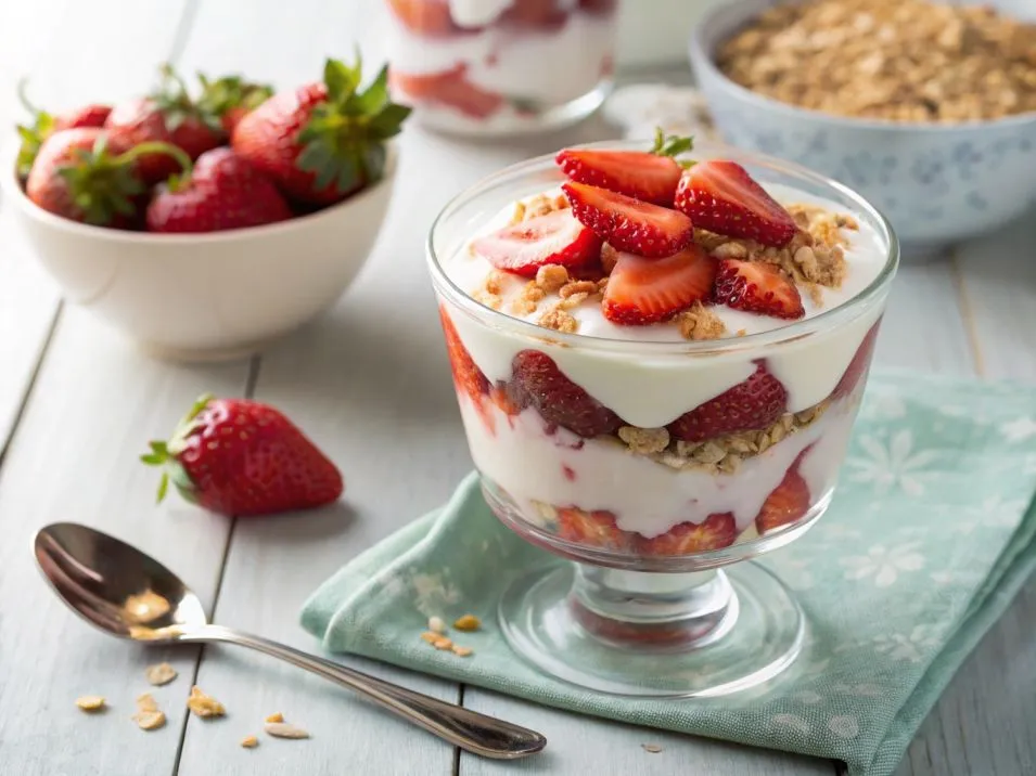 fresas con crema recipe