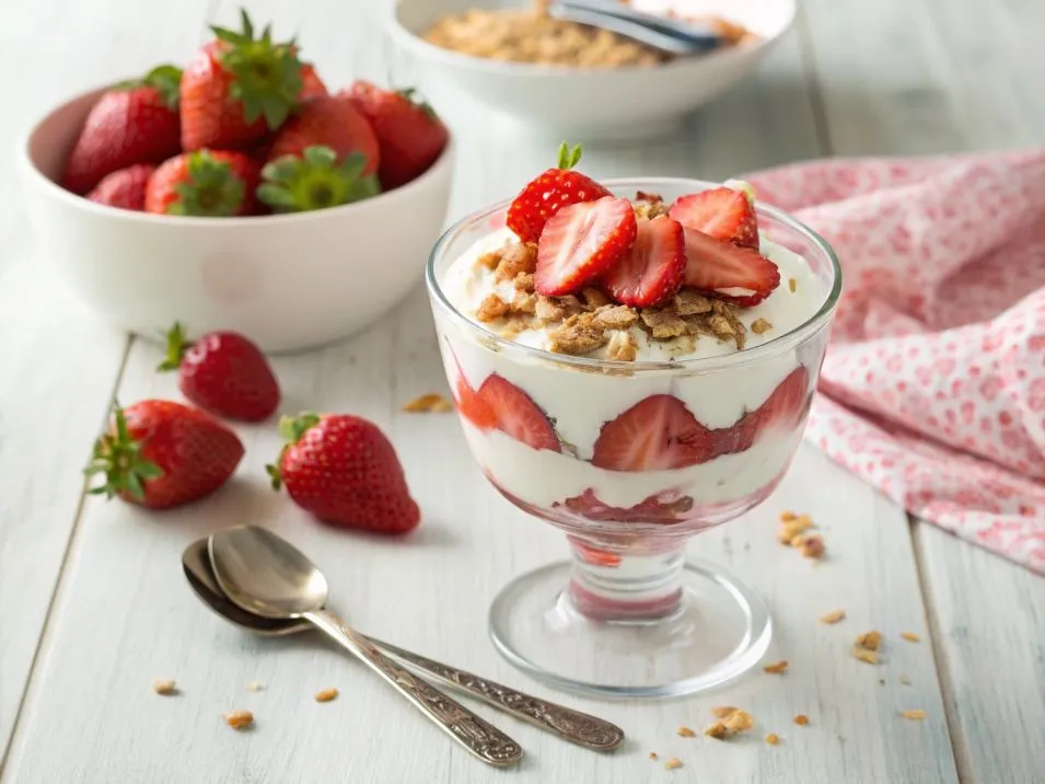 fresas con crema recipe