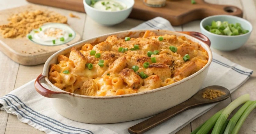 buffalo chicken mac and cheese