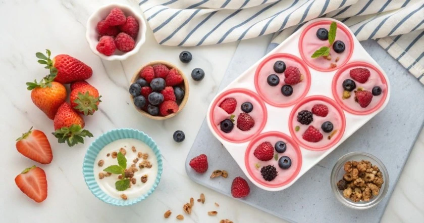 Frozen Yogurt Berry Bites