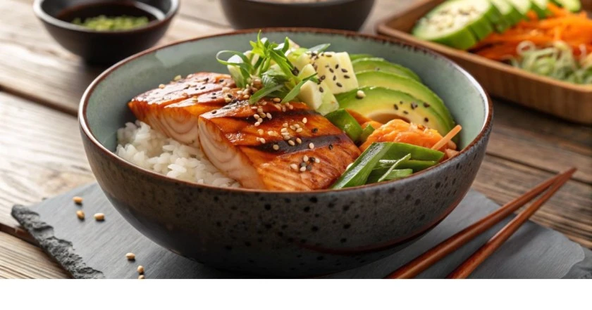 Salmon Rice Bowl