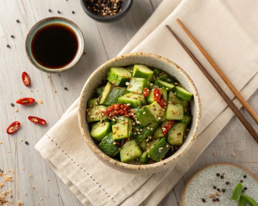 Smashed Cucumber Salad