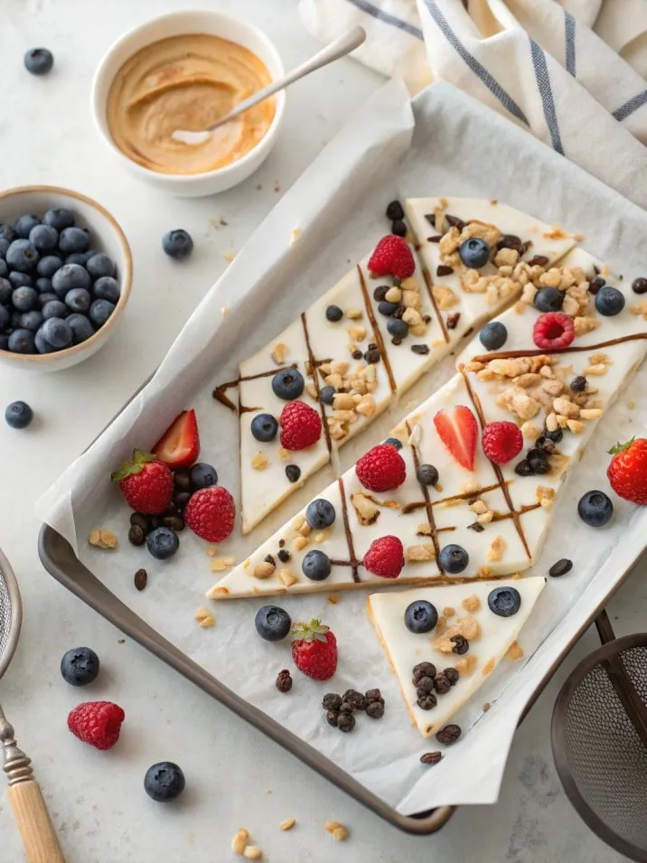 Frozen Cottage Cheese Bark
