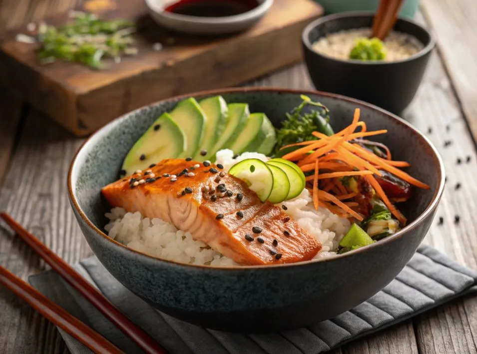 Salmon Rice Bowl