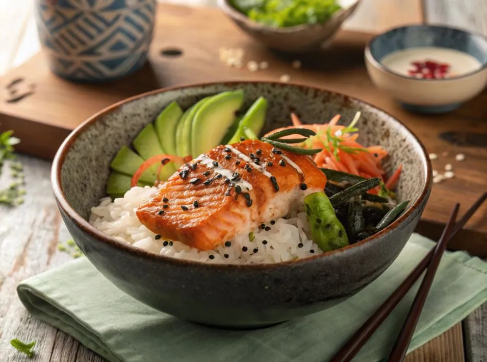 Salmon Rice Bowl