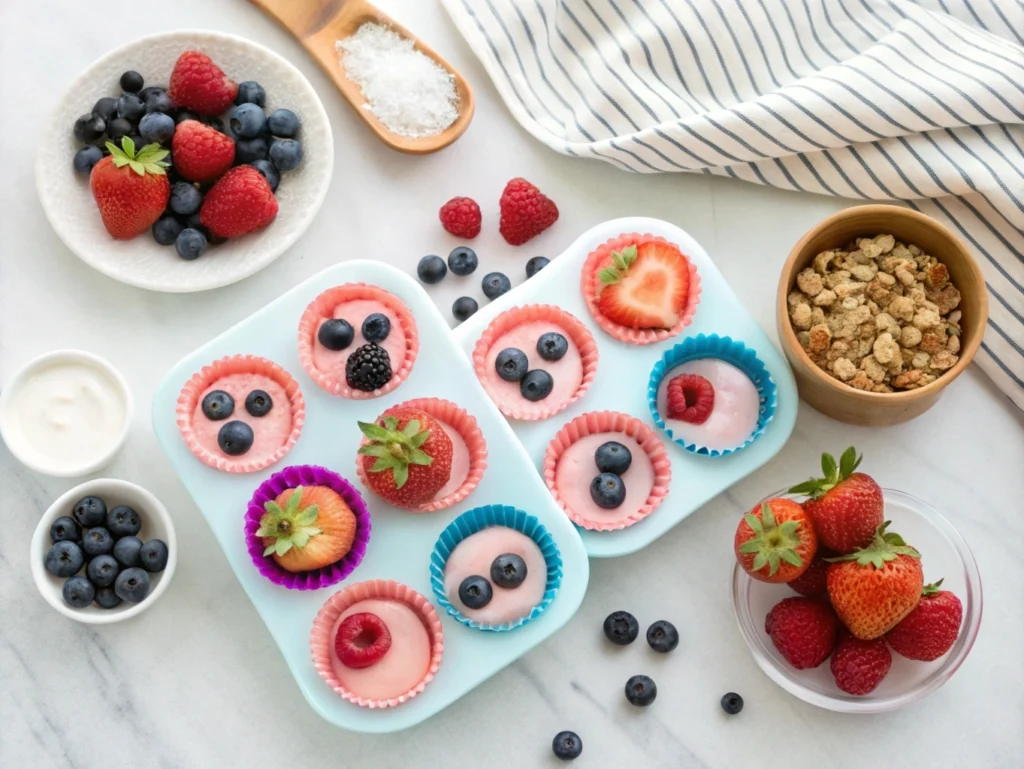 Frozen Yogurt Berry Bites